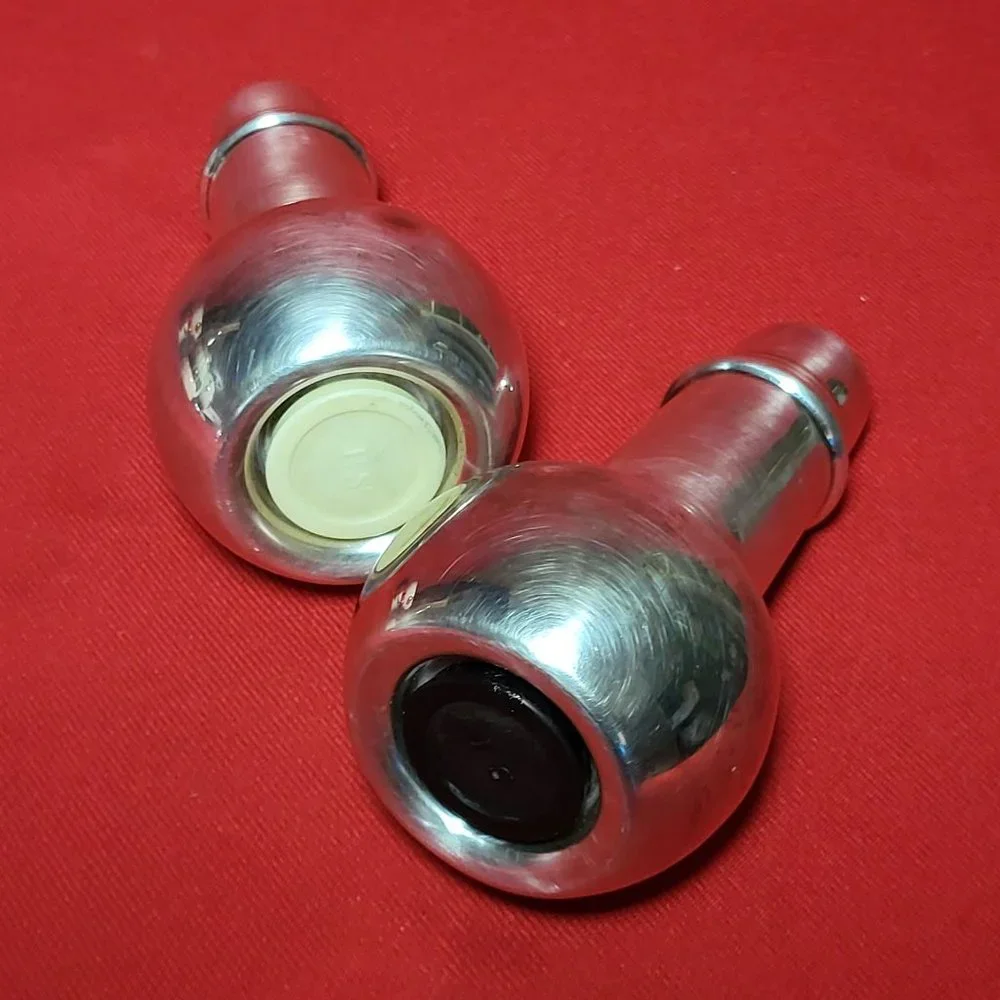 Vintage International Silver Silverplate Salt and Pepper Shakers with Original I